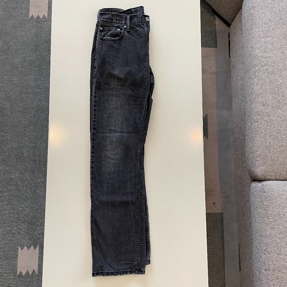 Levi's 514 Black Straight Leg Jeans - Picture 3 of 9